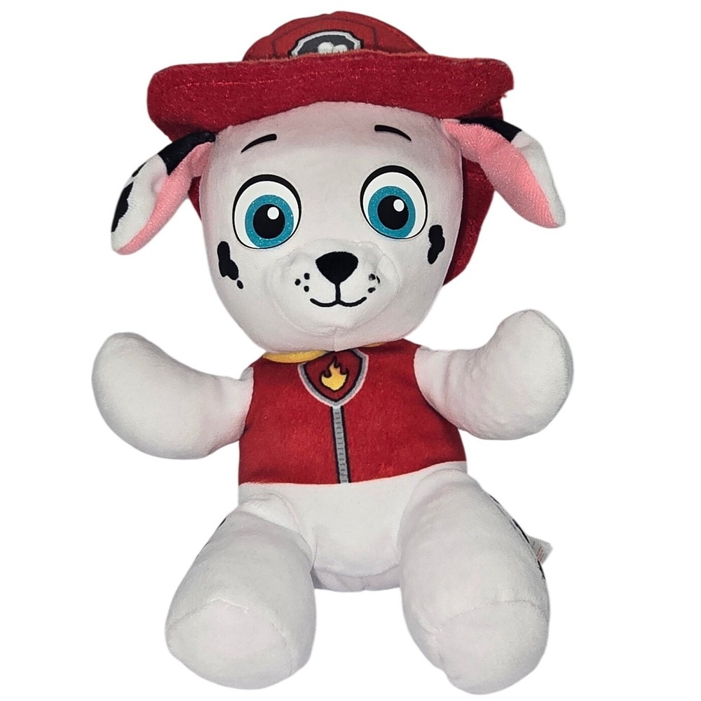 Ty Paw Patrol Marshall Dalmatian Fire Dog‎ Plush Red White Stuffed Animal Toy